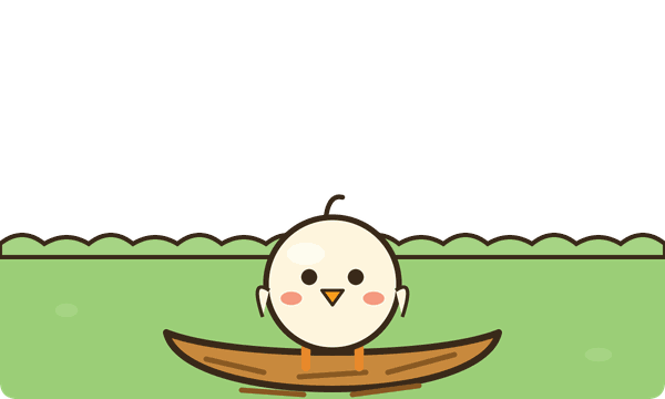 둥지에 앉은 병아리